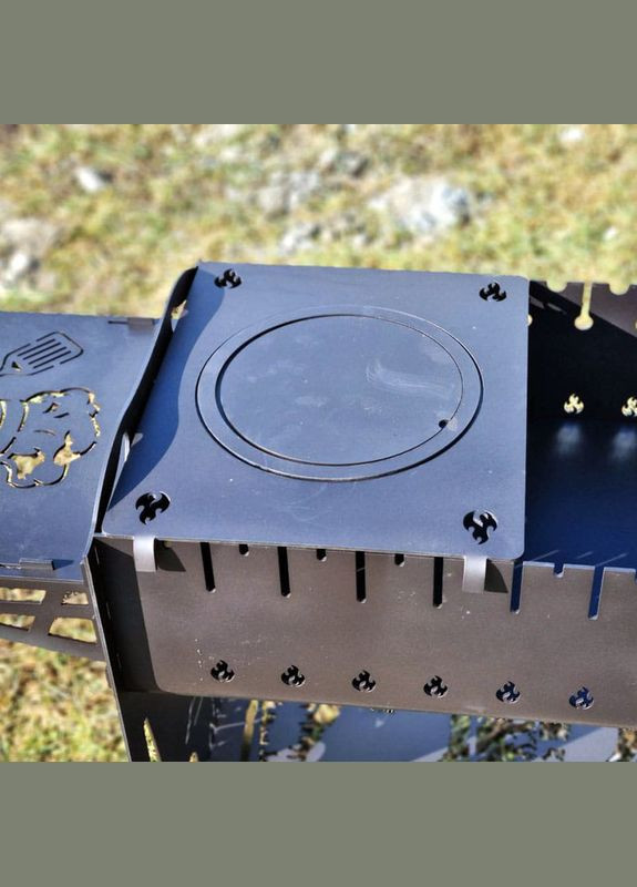 Подставка с кольцами под котел или сковороду для мангала. Boro (346530961)