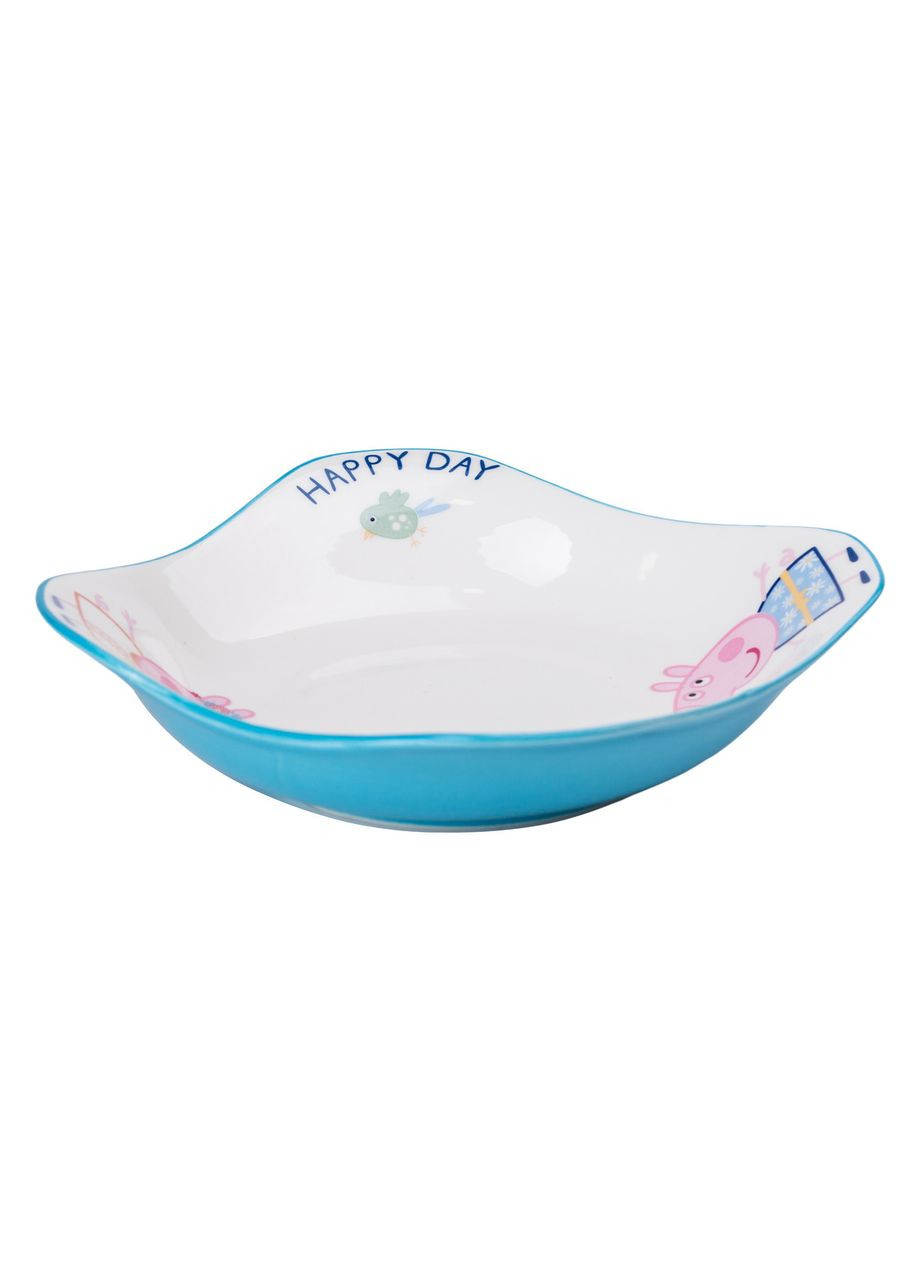 Порцелянова глибока глибока квадратна тарілка для дітей 350 мл HP-15-16 Yiwu (370802062)