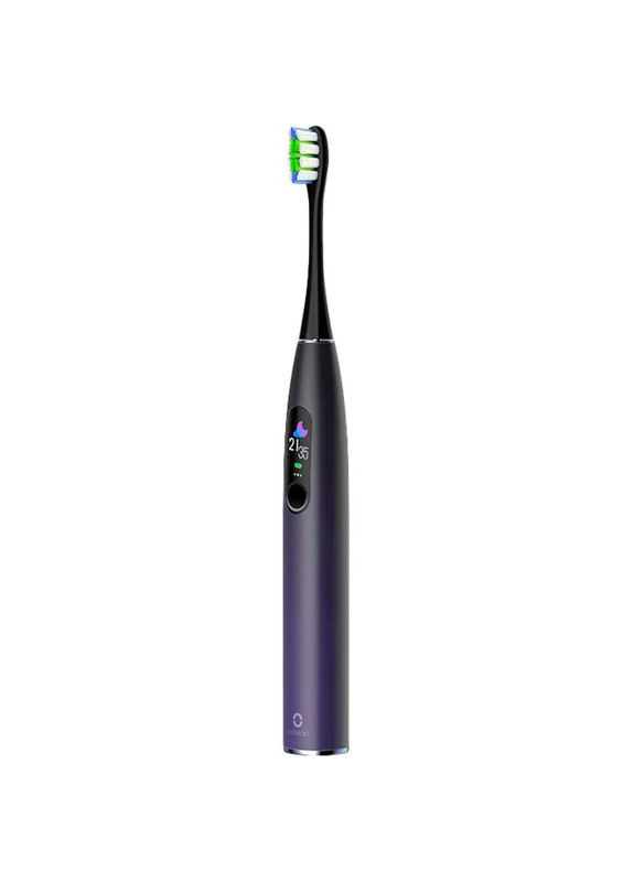 Зубна електрощітка X Pro фіолетова (OLEDекран) Oclean (279555110)