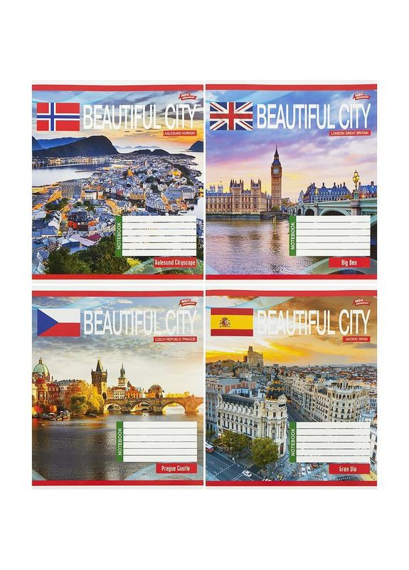 Зошит 18 арк. лінія "МРІЇ" / Красиві міста Мрії Збуваються (356005899)