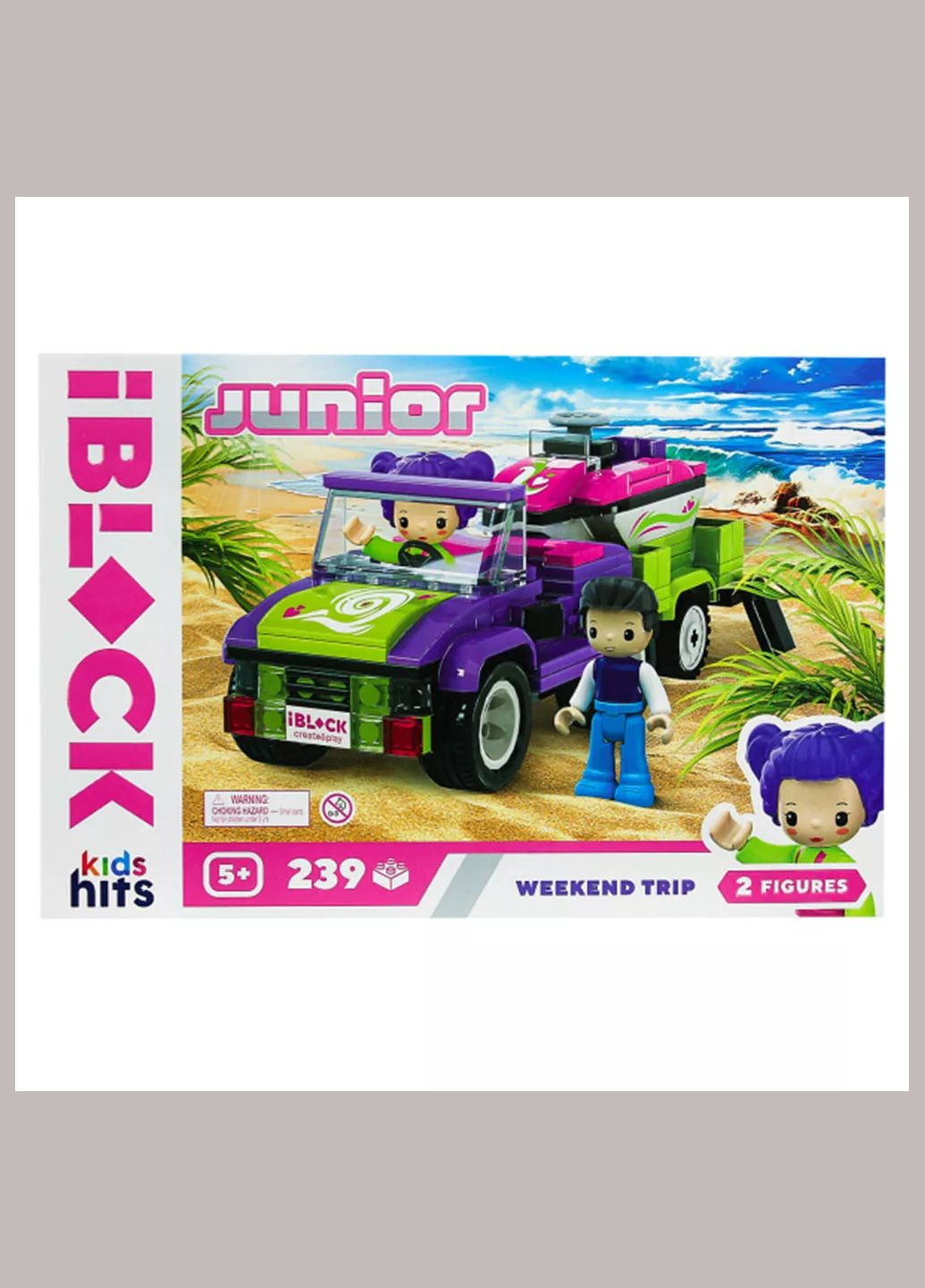 Конструктор Kids Hits Junior Поїздка вихідного дня (KH08/006/2) Iblock (333252494)