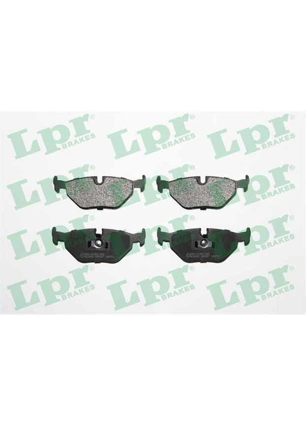 Колодка тормозной диск. BMW 3 (E30, E36), 5 (E28, E34) задн. (выр-во ). (05P297) LPR (368897932)