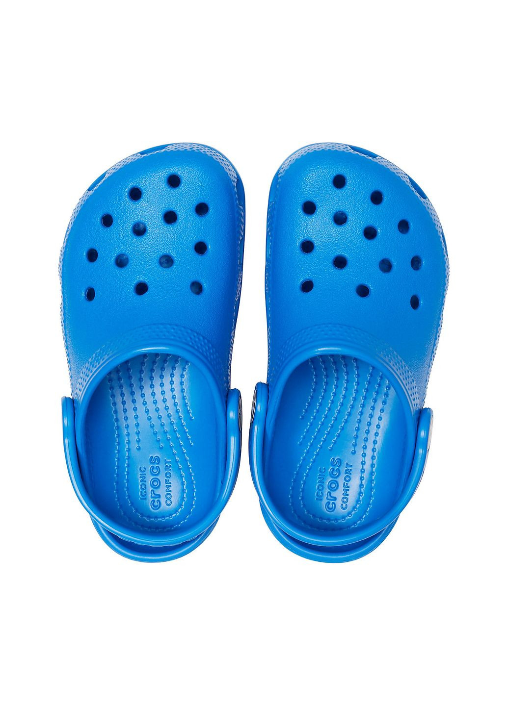 Синие сабо kids classic clog blue bolt c8\25\15.5 см 206991 Crocs