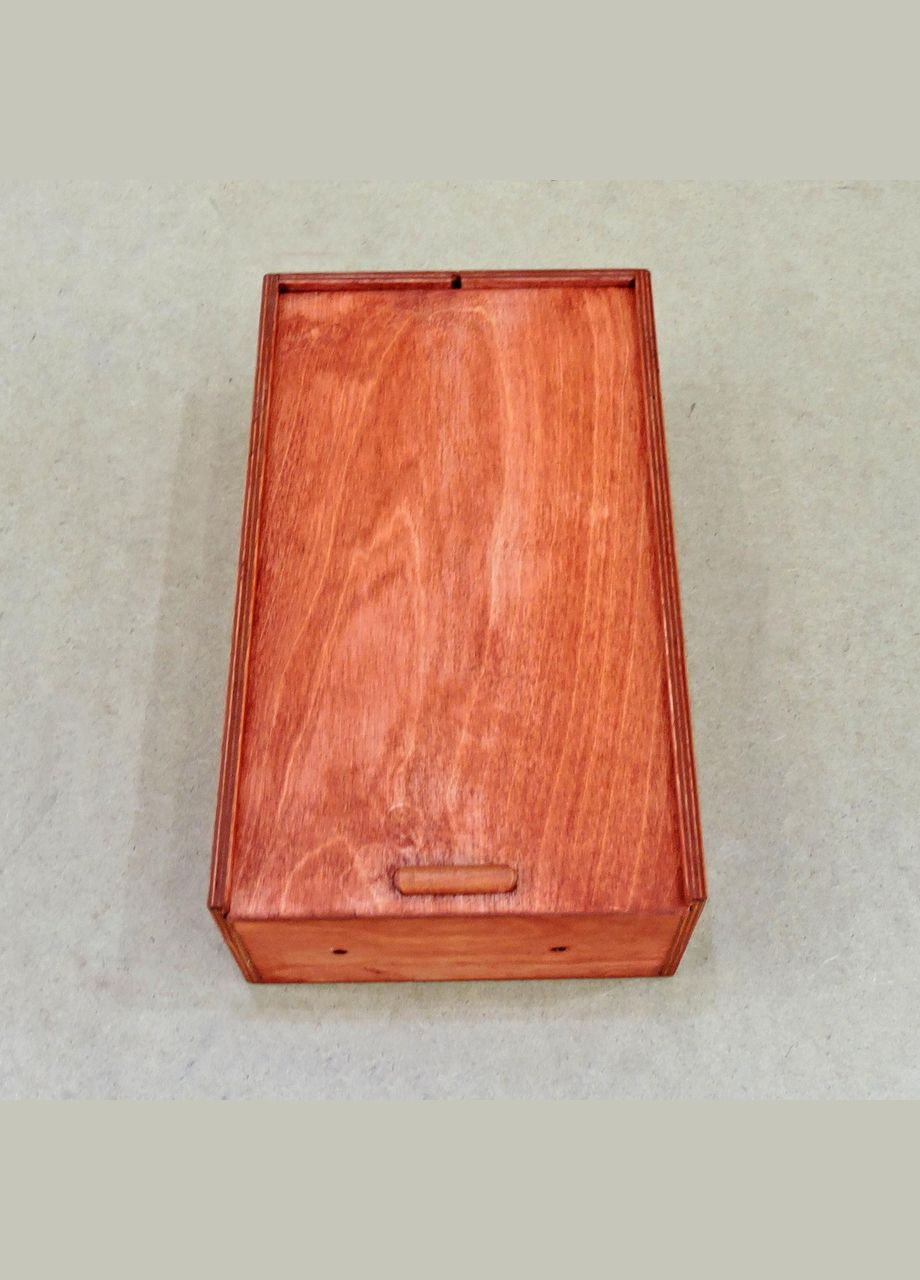 Подарочная коробка из дерева Болонья коралл (ПДУ-001214) No Brand (328912085)