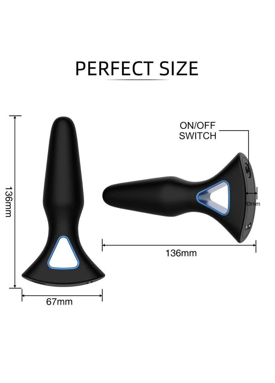 Анальна пробка з вібрацією Backdoor Banger Focus (349501382)