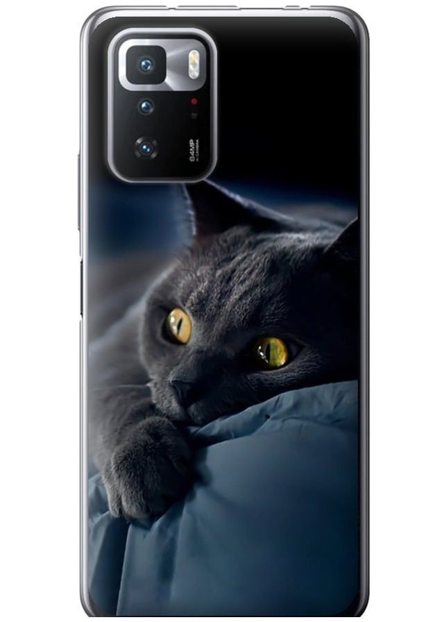 Силіконовий чохол 'Димчастий кіт' для Endorphone Xiaomi Redmi Note 10 Pro 5G (267148064)