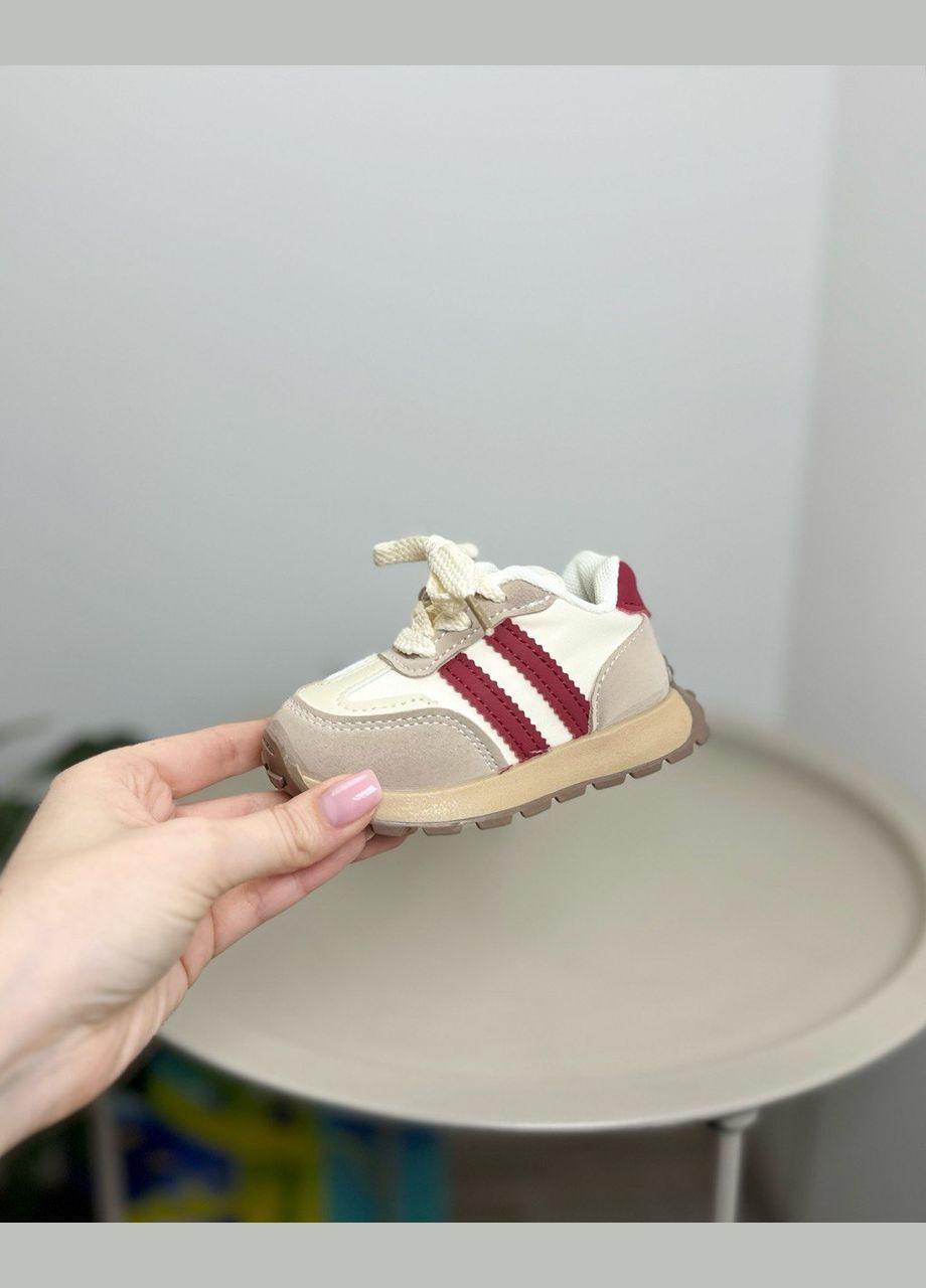 Бежеві всесезонні дитячі кросівки бежеві 1322 No Brand