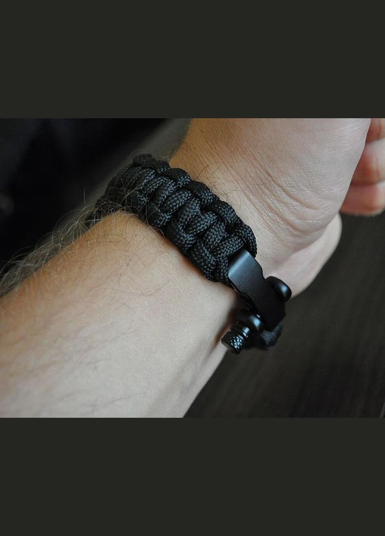 Браслет ремешок Cobra Black из паракорда для Apple Watch 38mm / 40mm / 41mm Primo (262296160)