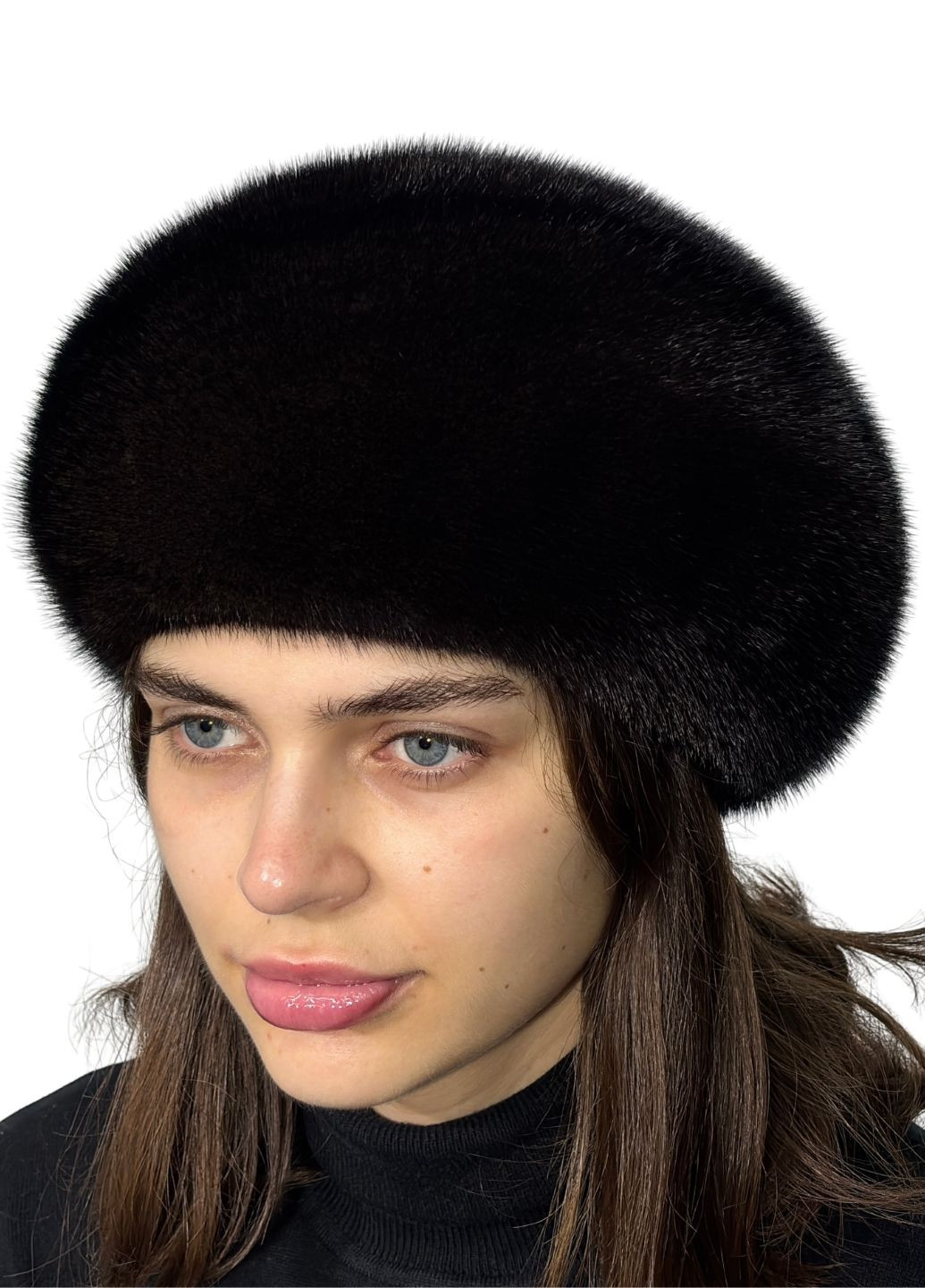 Жіночий норковий берет Меховой Стиль Классический (277927601)