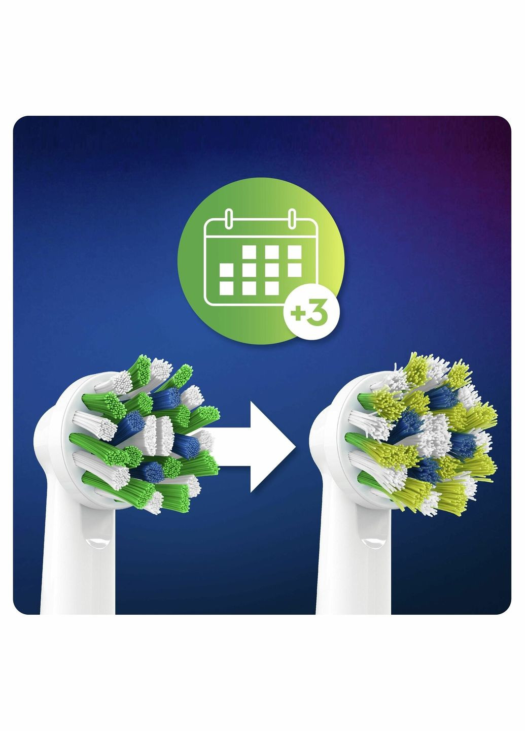 Змінні насадки Cross Action White 8 шт Oral-B (314524500)