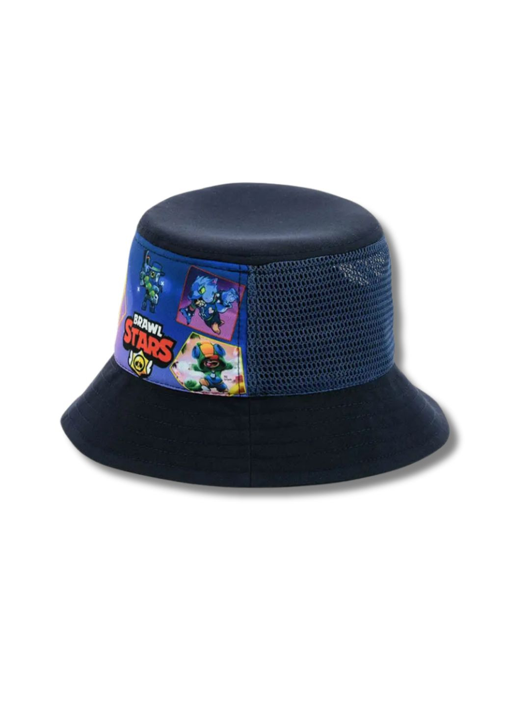 Детская панама с сеткой Бравл Старс (Brawl Stars) No Brand Дитяча панама із принтом (333829148)