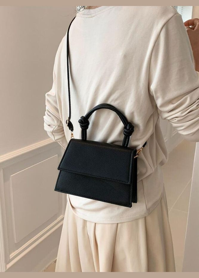 Жіноча сумка крос-боді чорна No Brand (290704816)