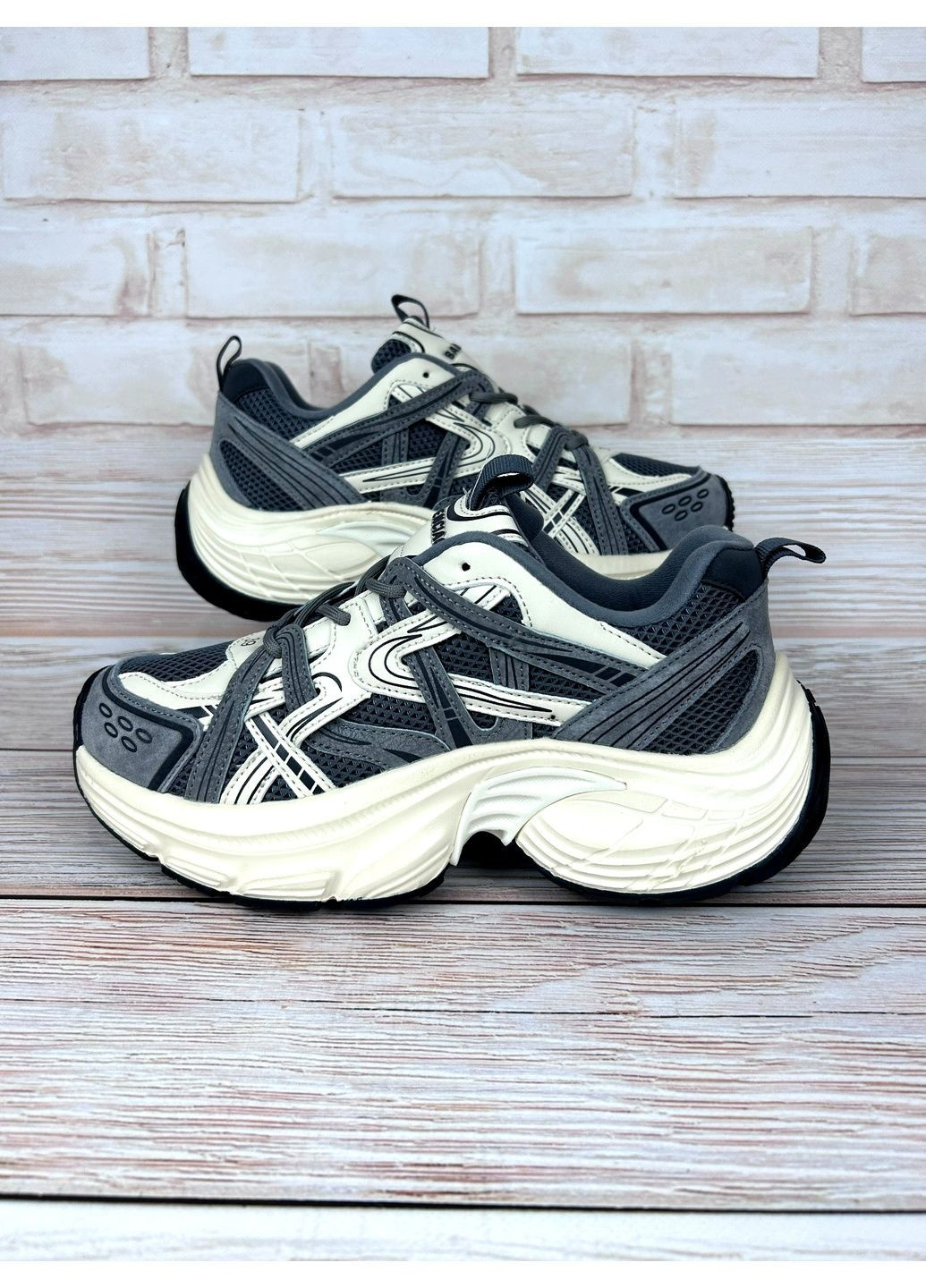 Жіночі кросівки з текстилю повсякденні Classica сірі демісезони (361970586)