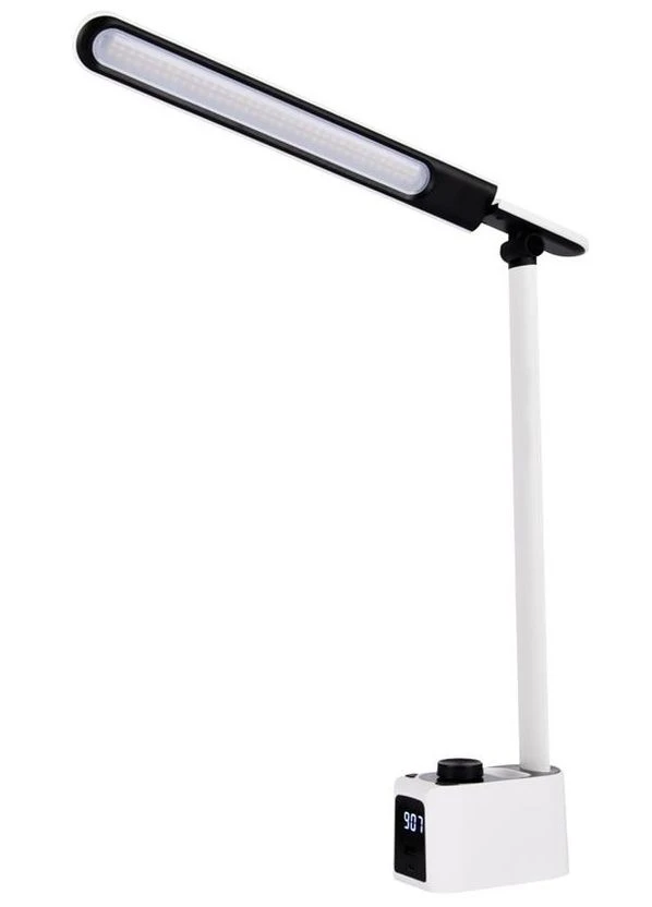 Лампа настільна OSRAM Panan Clock 8Вт 3000К 4000К 6500К 2USB з димером, Ledvance (387358715)