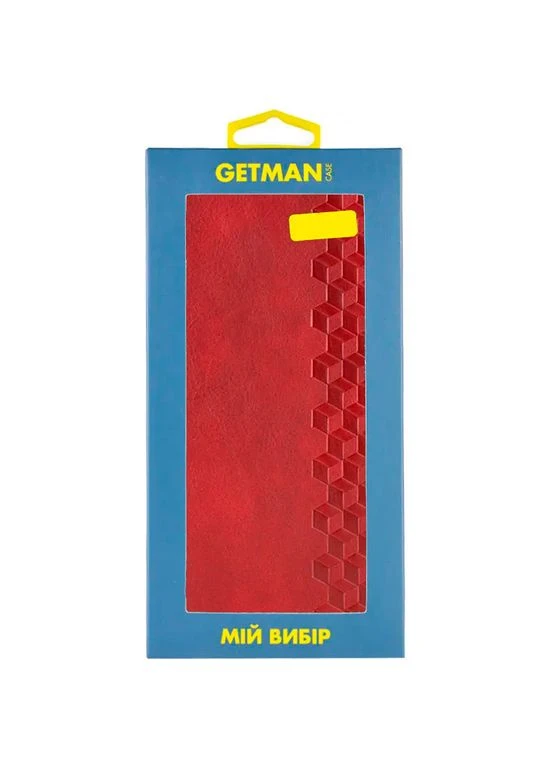 Чохол-книжка Cubic Cover Case для Redmi 13C / Poco C65 Red [100963] Getman (400884655)