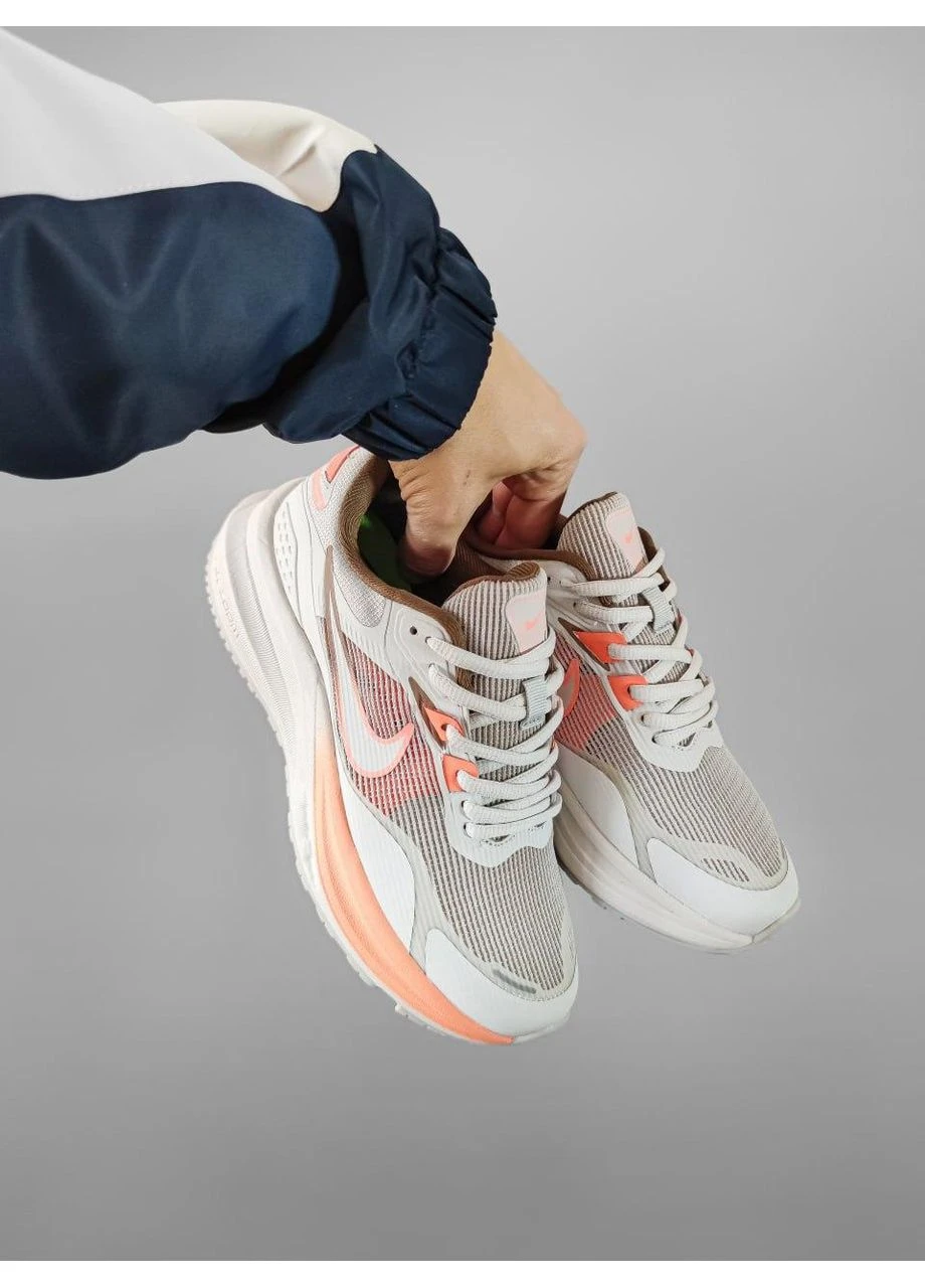 КРОССОВКИ ЖЕНСКИЕ NIKE ZOOM INFERNO 3 ORANGE/GRAY НАЙК ЗУМ СЕРЫЕ No Brand серые демисезоны (391019502)