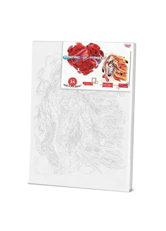Картина за номерами "Кінь" KpNe-01-07 40x50 см Danko Toys (406367096)