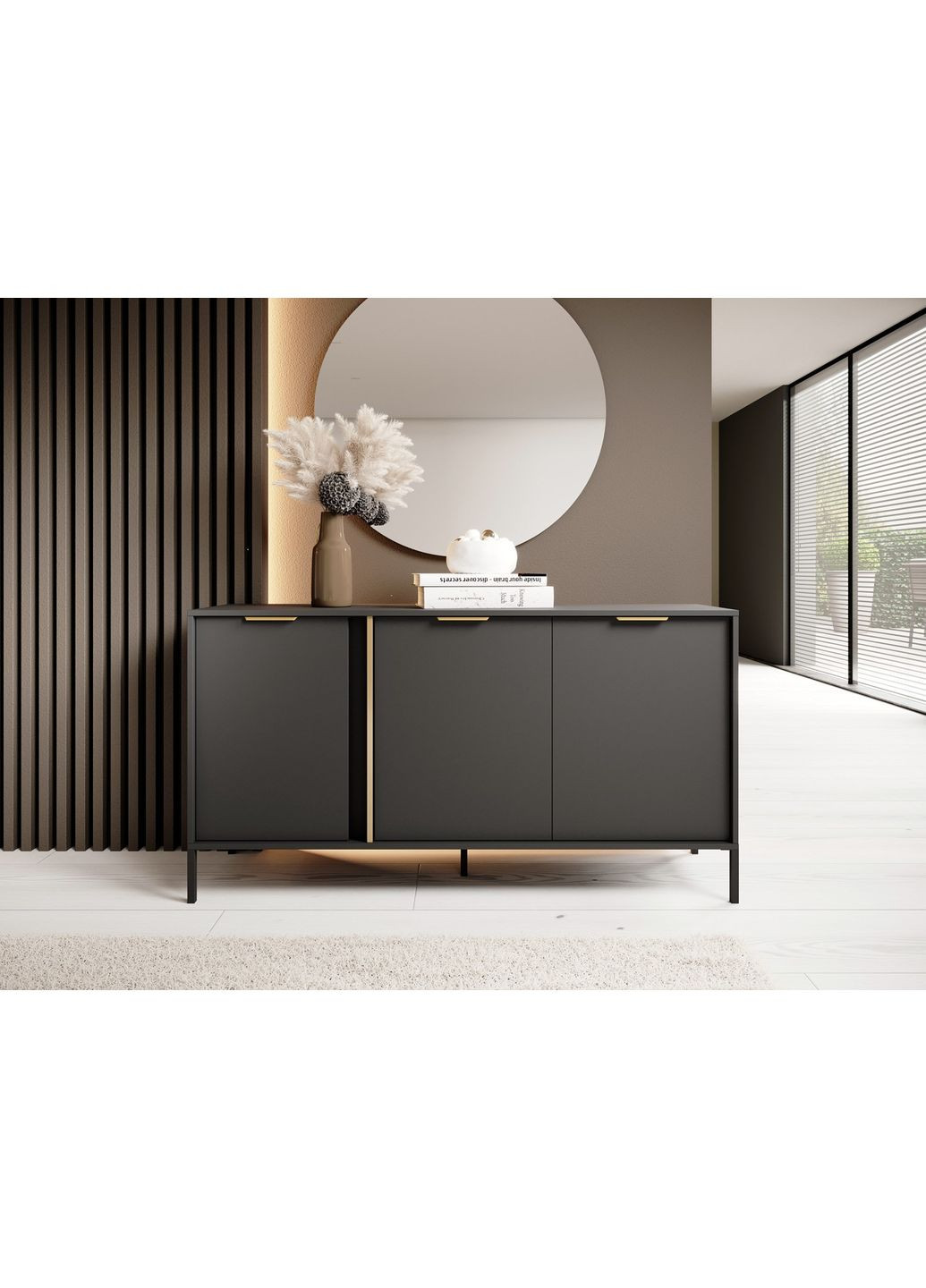 Комод Ларс / Lars 3-дверний 3D/153 (PFH-091018) Perfect Home (367179117)