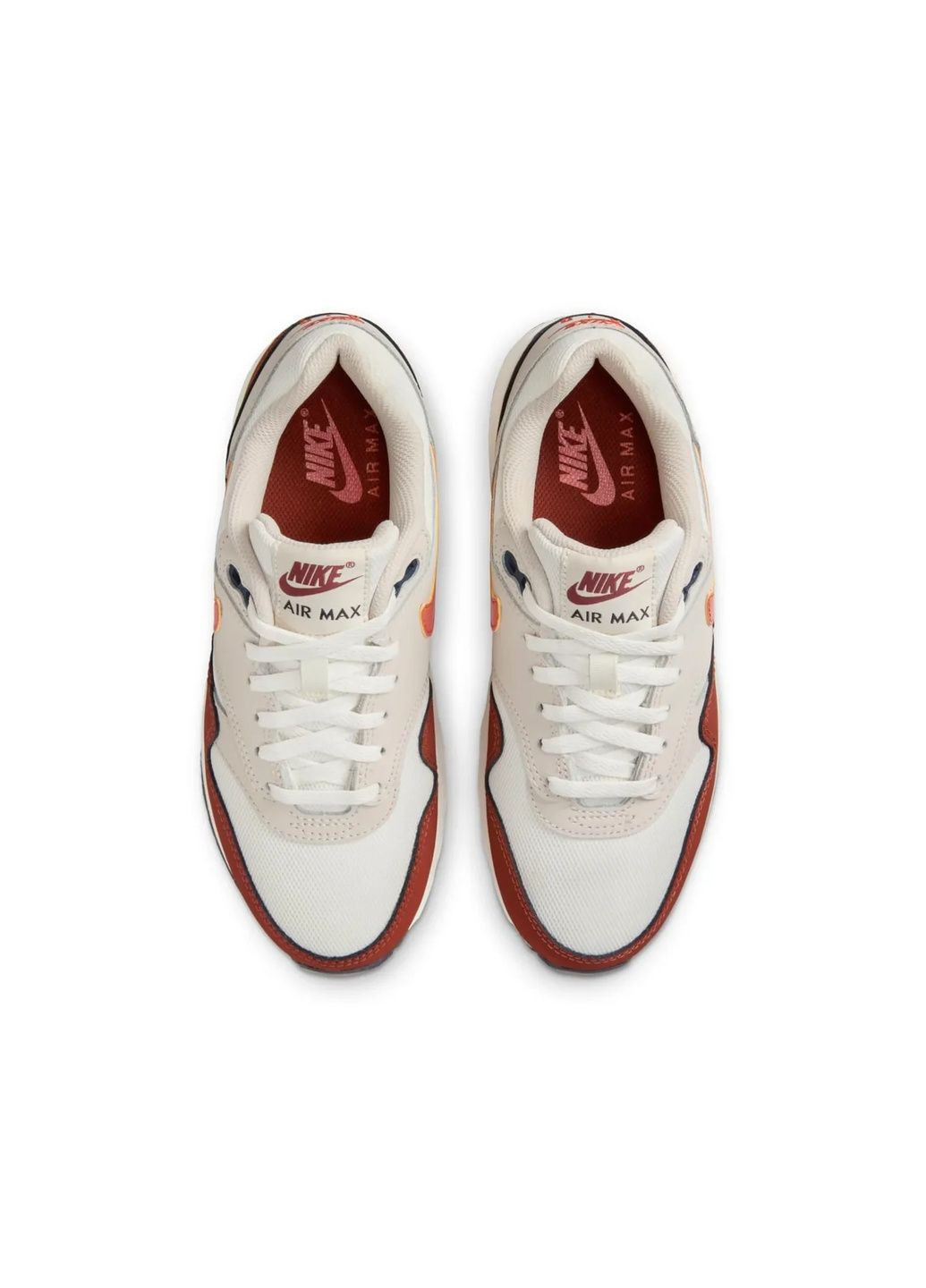 Кросівки жіночі Air Max 1 Gs Beige/Bordo DZ3307-110 Nike бежеві (364837535)