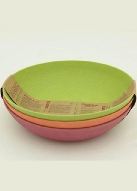 Набір 3 глибоких тарілки Fiber з бамбукового волокна Fissman (372172087)