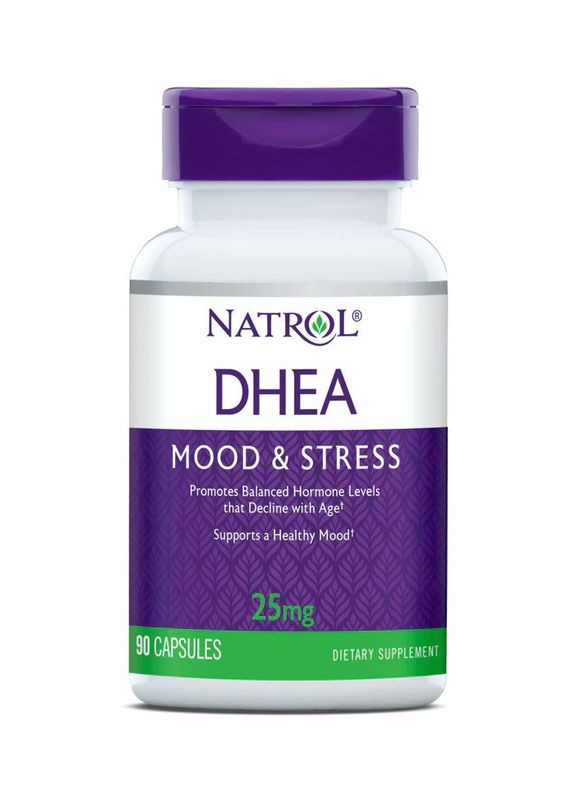 Дегидроэпиандростерон DHEA 25 mg, 90 капсул для мужчин Natrol (334706932)