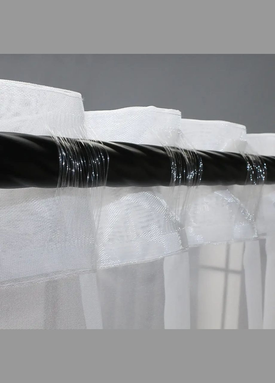 Тюль с тесьмой на трубу шифон белий 300Х270 NOW BRAND (346058077)