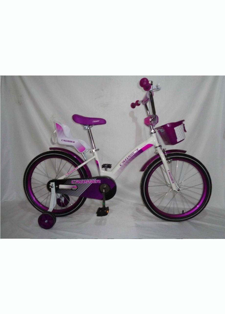 Детский велосипед KIDS BIKE Фиолетовый, 16 Crosser (267810066)