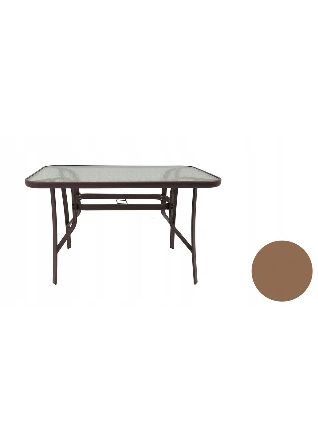 Стол садовый MAJORKA BROWN 120*70*70 см. Kontrast (338255976)