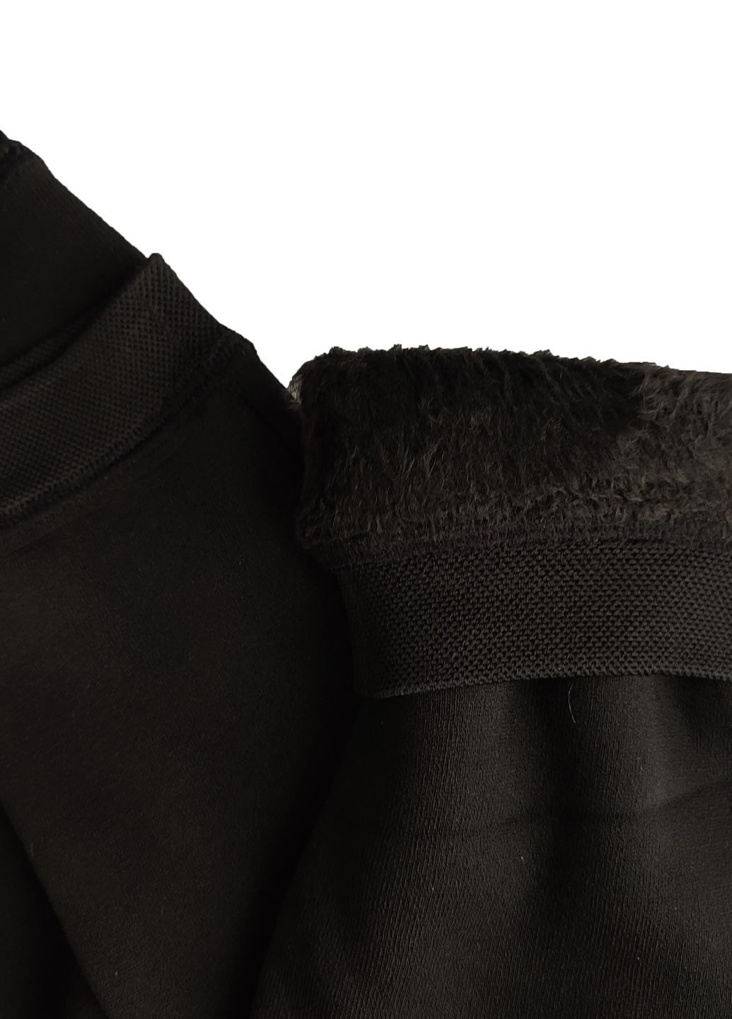 Лосини жіночі на хутрі (2010) Оверсайз чорні р.М-2XL No Brand (365824386)