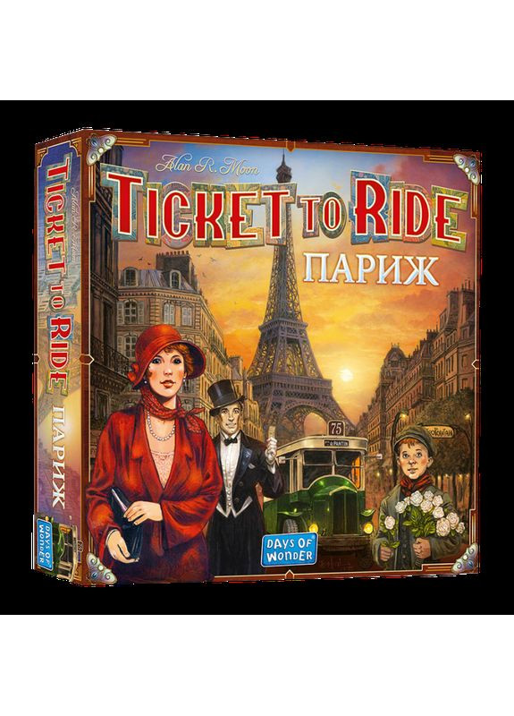 Настольная игра Билет на поезд: Париж (Ticket To Ride: Париж) (укр) ( ) Lord of Boards LOB2340UA (370765130)