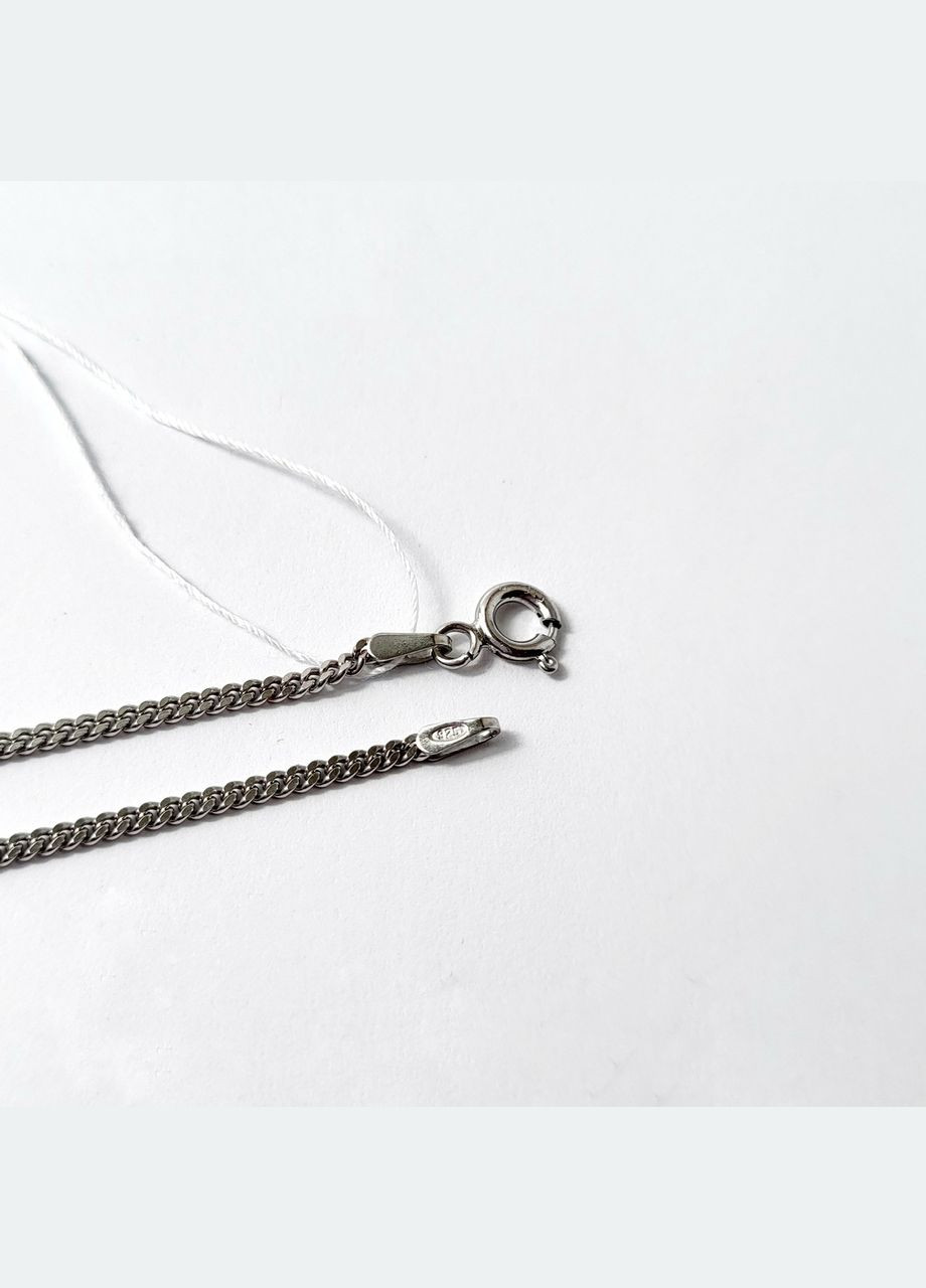 Серебряная Цепочка плоская цепь Панцирь см серебро 925 пробы Родированное 4.80г 804р3/50 No Brand (306854870)