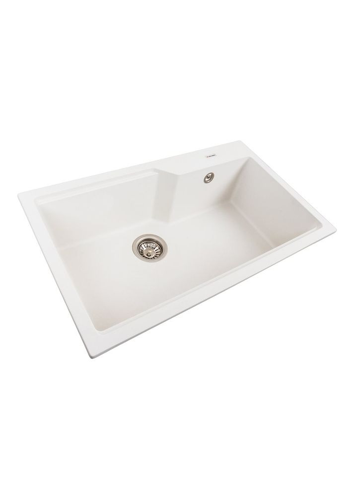 Гранитная мойка для кухни NIKA 7545 матовая Белоснежный Valeso (360861438)
