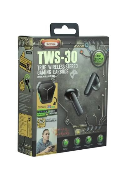 Бездротові навушники TWS-30 black Remax (317193020)