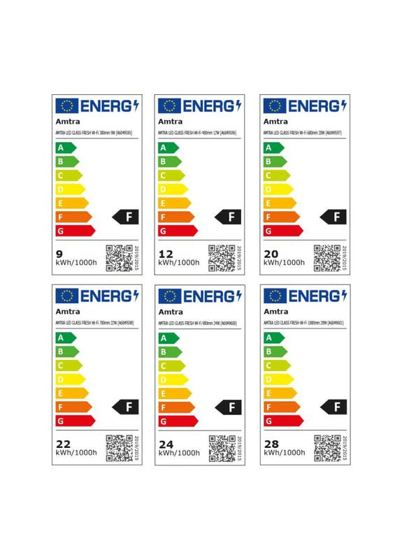 Лампа для акваріума з пультом та діммером LED GLASS FRESH 1080-1220 мм, 28Вт (*) Amtra (300693852)
