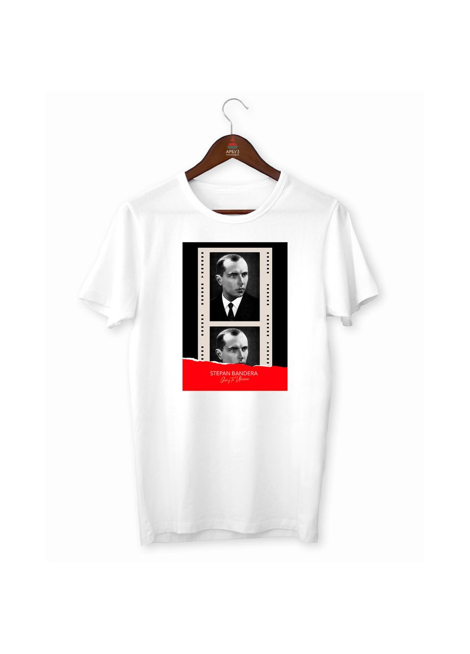 Футболка з патріотичним принтом "Степан Бандера. Stepan Bandera" Кавун футболка (316288338)