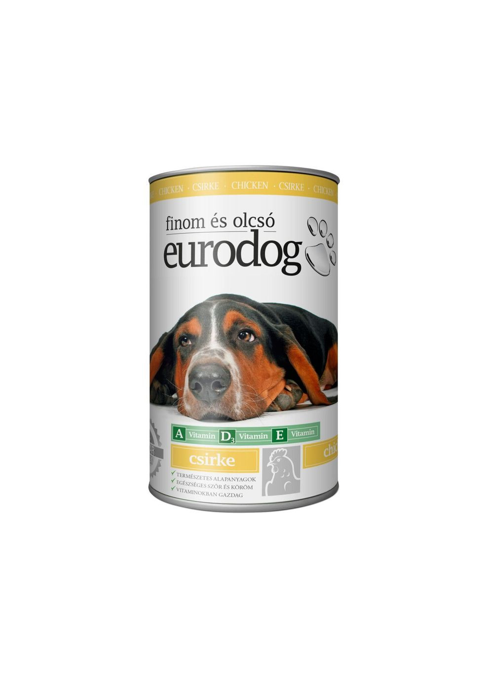 Корм вологий для собак 415 г, Beef (шматочки в желе з птахом) EuroDog (328925086)