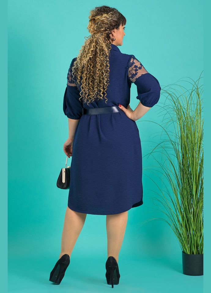 Синя плаття 14327 Alenka Plus