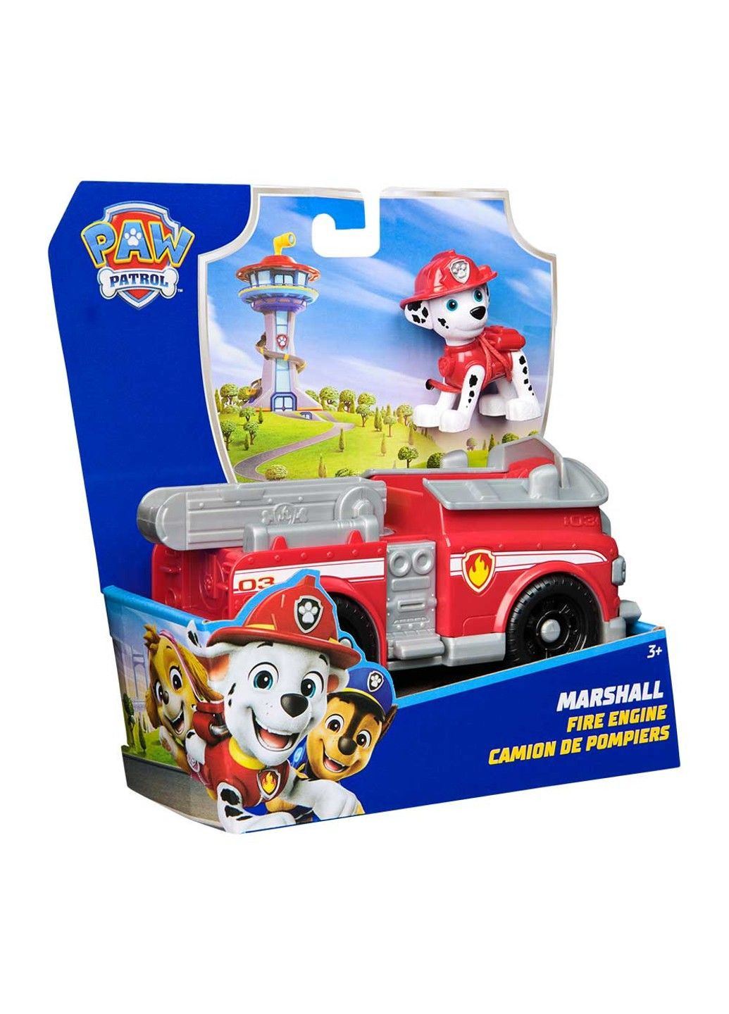 Цуценячий патруль: базовий рятівний автомобіль з водієм Маршал Paw Patrol (334010765)
