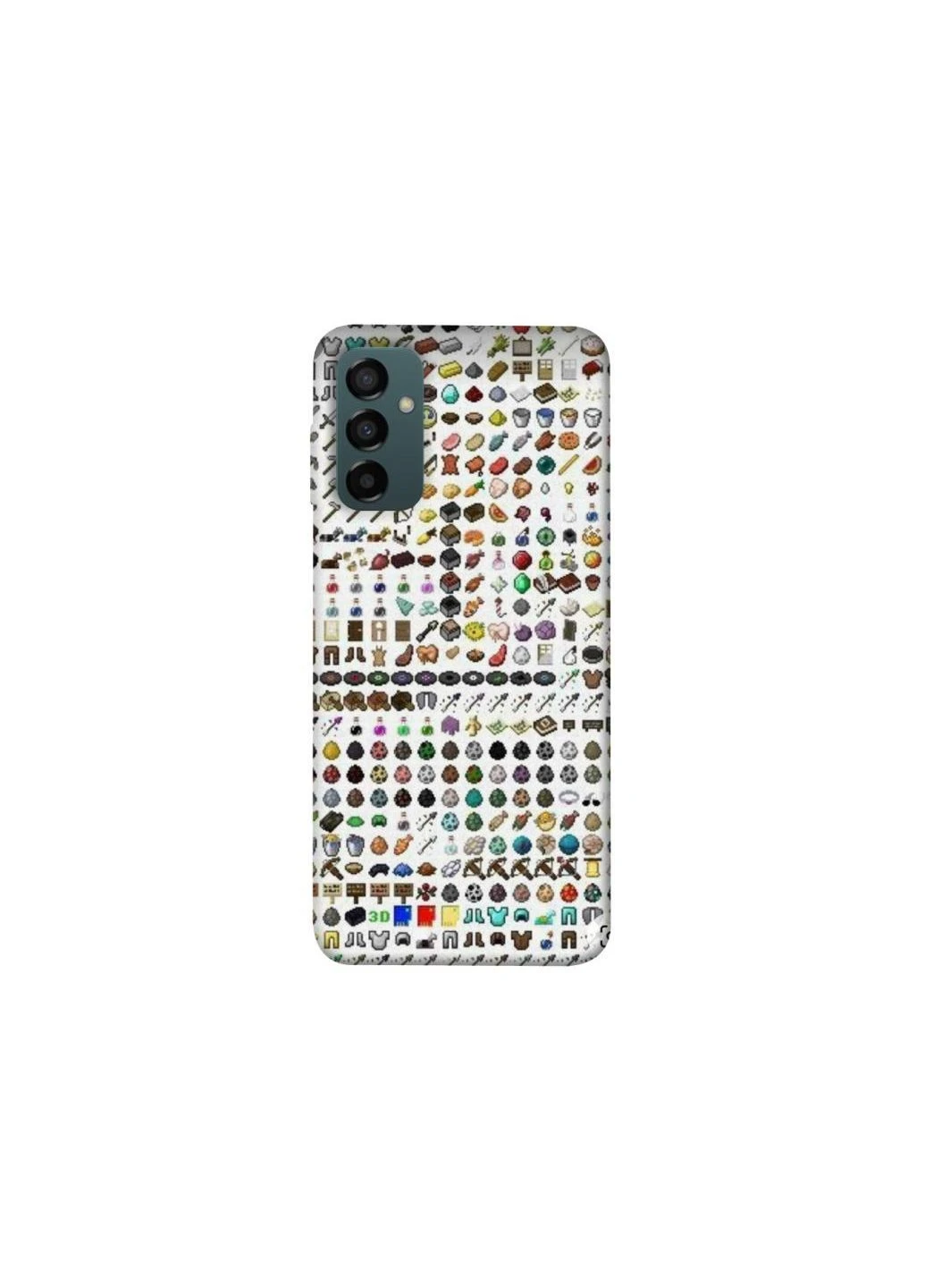 Чехол на Samsung Galaxy M14 5G Minecraft v2 Frontalka (380645586)