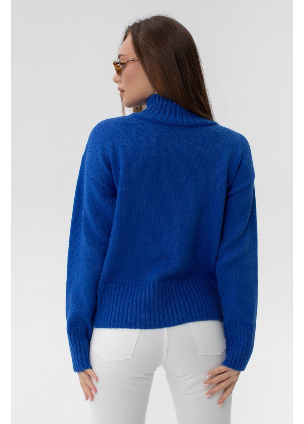 Синий демисезонный свитер s1026 Sewel