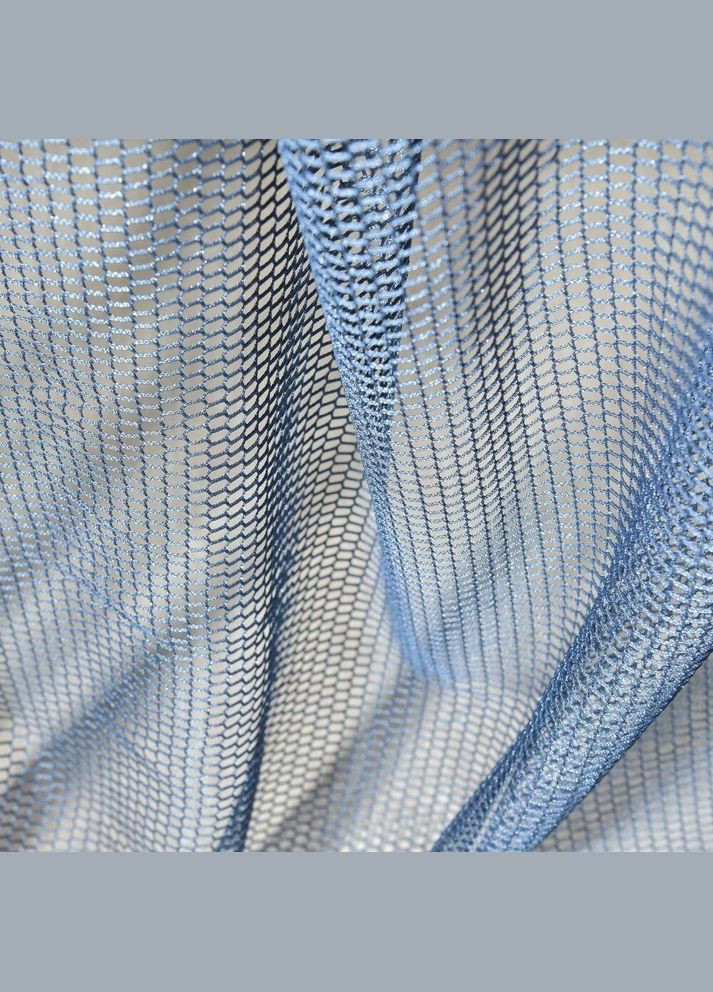 Тканина тюль-сітка однотонний Соти V-319 деним No Brand (321991331)