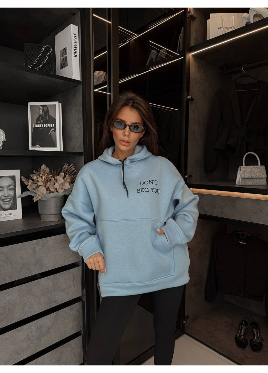 Женское теплое худи с рисунком Fashion (367833517)