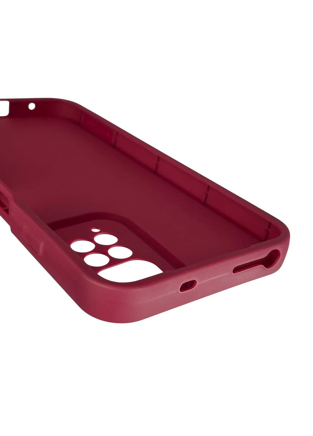 Чохол силіконовий Soft Touch з 3D принтом жіночим для Redmi Note 11 бордовий (Повний захист камери) Xiaomi (379314977)