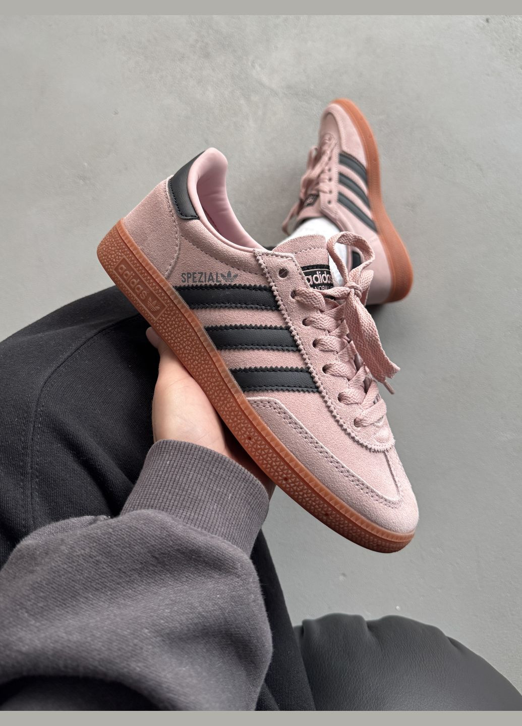 Кросівки жіночі Adidas Spezial Handball pink | Адідас Спеціал рожеві No Brand рожеві демісезони (316091163)