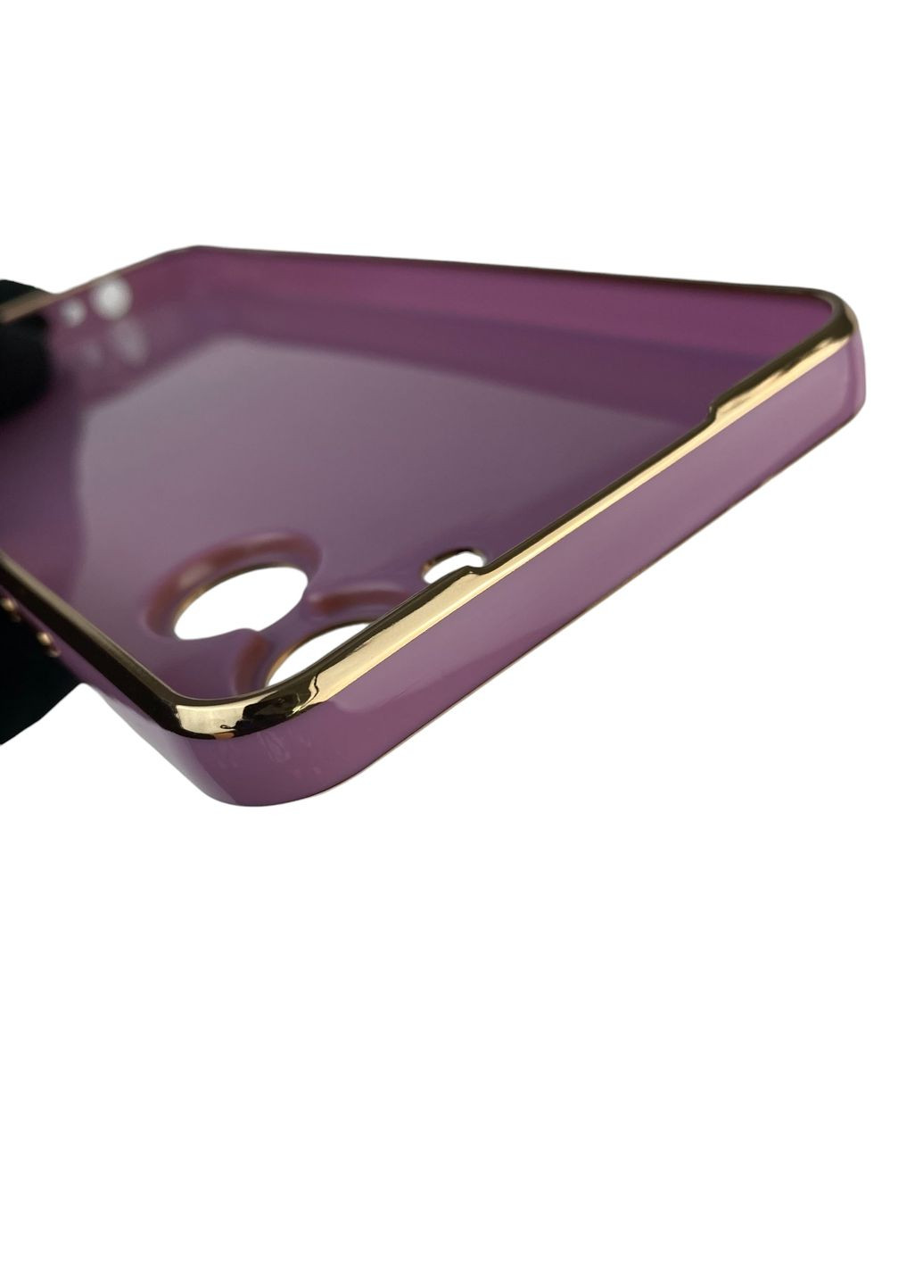 Чехол для C33 с защитой камеры с золотой окантовкой на реалми с33 черничный gs1 Realme (366228804)