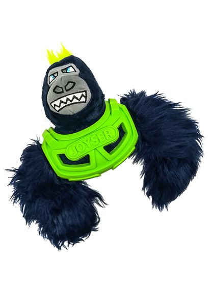 М'яка іграшка з пискавкою для собак Squad Armored Gorilla 43 см Чорний (4897109600400) Joyser (279562852)