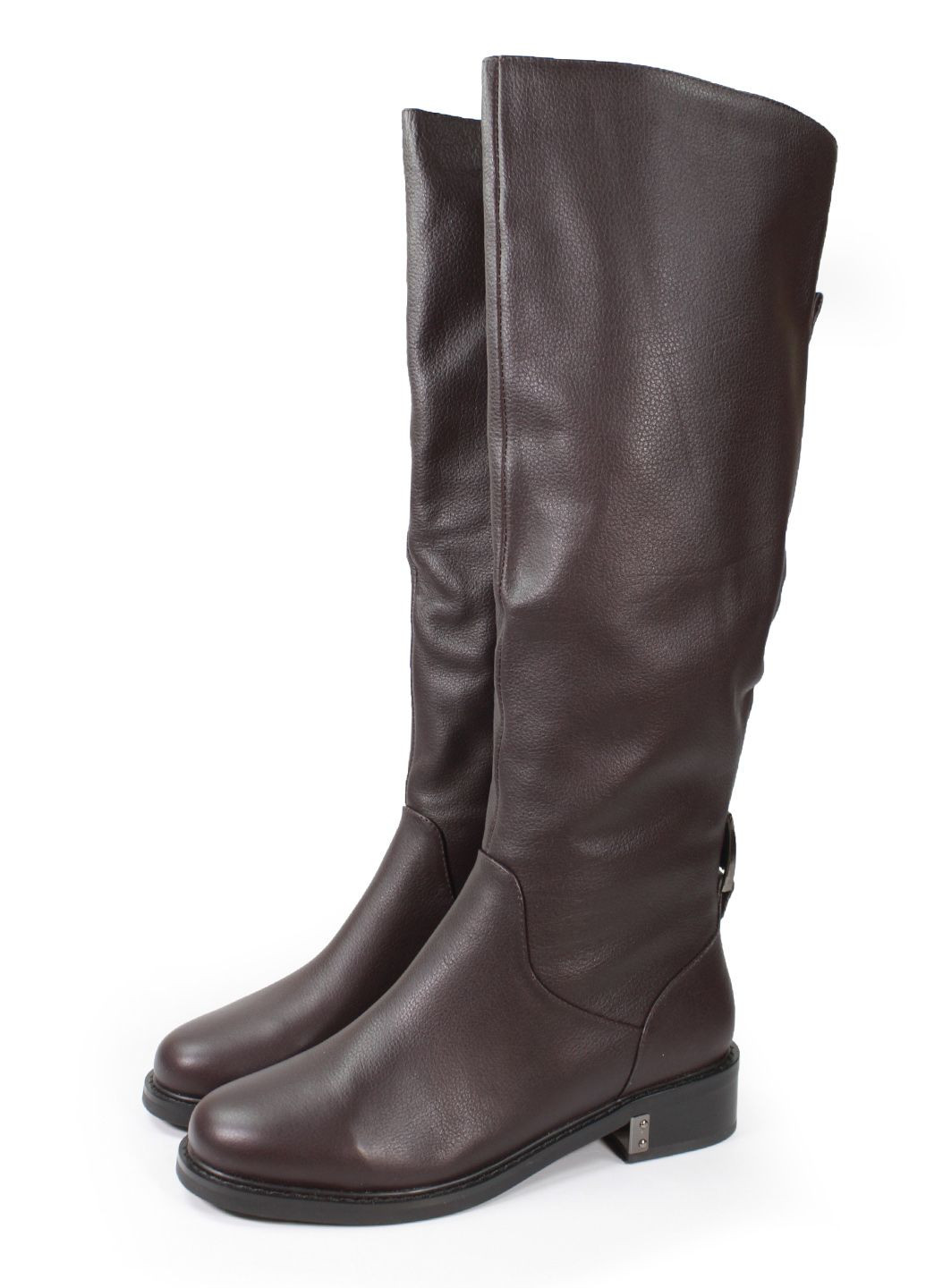 Бордовые осенние зимние ботфорты It-Girl