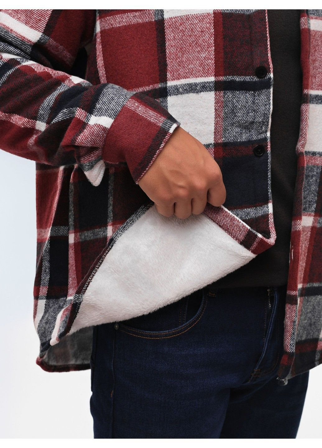 Бордовая рубашка BNH