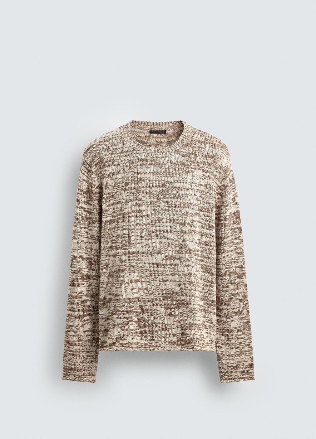 Комбинированный демисезонный свитер Zara