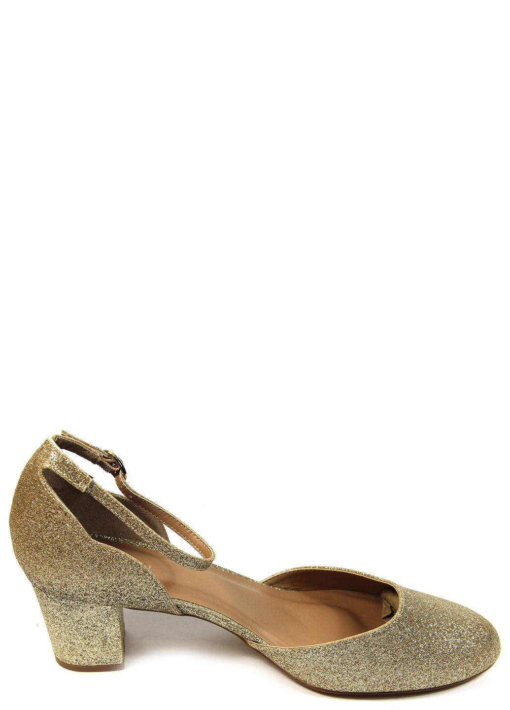 Золотые женские босоножки Anna Field с ремешком